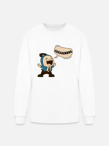 Cassaundra Name 1 1 - Men's Long Sleeve T-Shirt - white