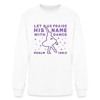 Dance Verse - Men's Long Sleeve T-Shirt - white - Front