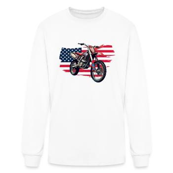 Motor - Men's Long Sleeve T-Shirt - white - Front