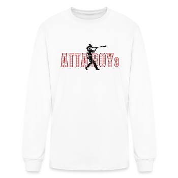 Baseball - Men's Long Sleeve T-Shirt - white - Front