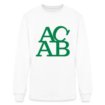 ACAB Celtic - Men's Long Sleeve T-Shirt - white - Front