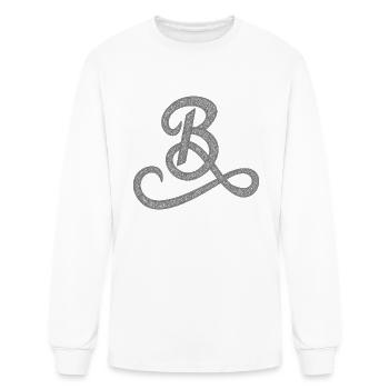 Alphabet B letter letter B initial initial B monog - Men's Long Sleeve T-Shirt - white - Front