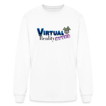 Virtual Reality Bytes - Men's Long Sleeve T-Shirt - white - Front
