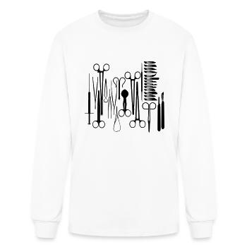 Surgical Tools - Men's Long Sleeve T-Shirt - white - Front