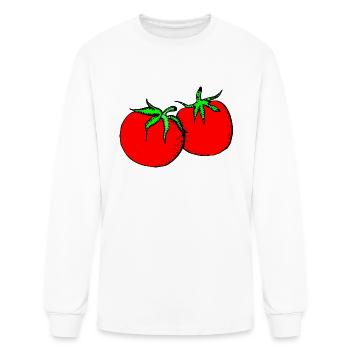 Tomatoes - Men's Long Sleeve T-Shirt - white - Front