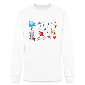 Alice-in-Wonderland - Men's Long Sleeve T-Shirt - white - Front