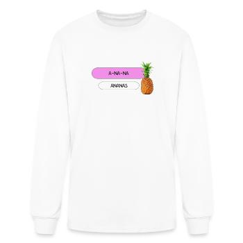 A pineapple - Men's Long Sleeve T-Shirt - white - Front