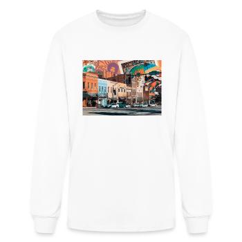 Music Of Athens Georgia Poster - Men's Long Sleeve T-Shirt - white - Front