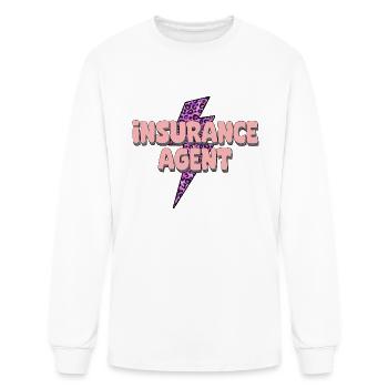 Insurance agent - Men's Long Sleeve T-Shirt - white - Front