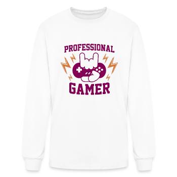 Professional Gamer - Men's Long Sleeve T-Shirt - white - Front