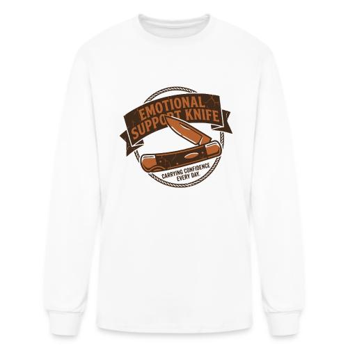 Emotional Support Knife - Funny EDC Pocket Knife - Men's Long Sleeve T-Shirt