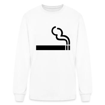 Smoking - Men's Long Sleeve T-Shirt - white - Front
