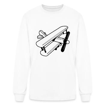 Toy airplane propeller - Men's Long Sleeve T-Shirt - white - Front