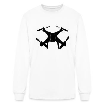 Simple Drone - Men's Long Sleeve T-Shirt - white - Front