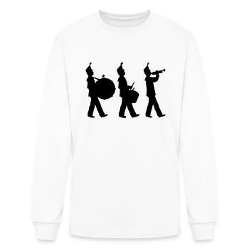 marching band - Men's Long Sleeve T-Shirt - white - Front