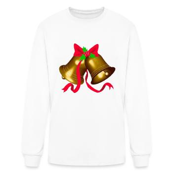 Christmas bells - Men's Long Sleeve T-Shirt - white - Front