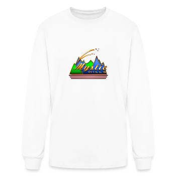 Mystic Hills - Men's Long Sleeve T-Shirt - white - Front