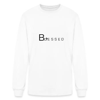 Blessed - Men's Long Sleeve T-Shirt - white - Front