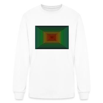 Hypnotic Tunnel - Men's Long Sleeve T-Shirt - white - Front