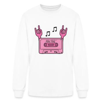 party music - Men's Long Sleeve T-Shirt - white - Front