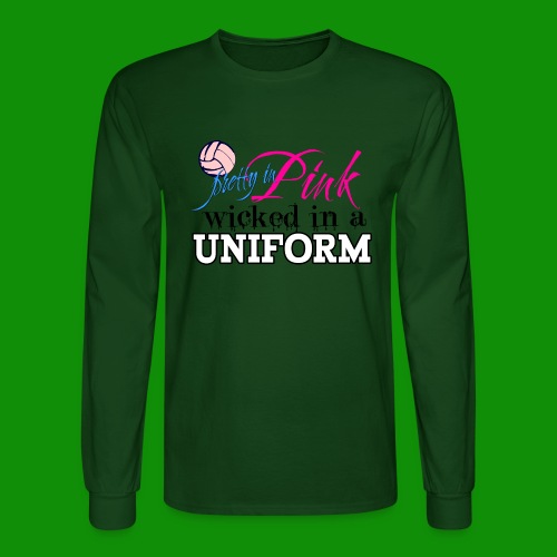 Wicked in Uniform Volleyball - Men's Long Sleeve T-Shirt