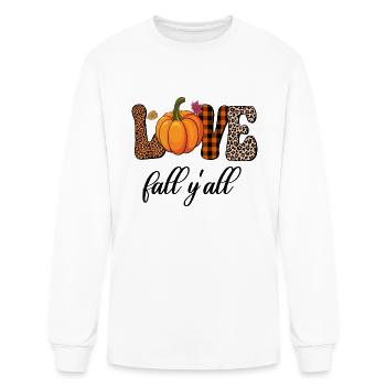 It s Fall Y all - Men's Long Sleeve T-Shirt - white - Front