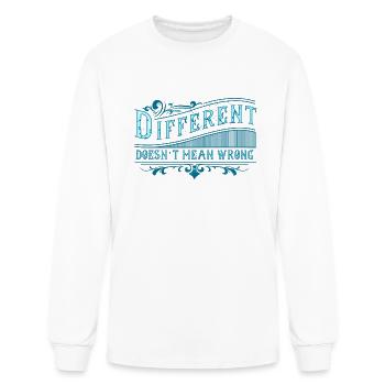 Different - Men's Long Sleeve T-Shirt - white - Front