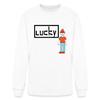 Lucky shirt - Men's Long Sleeve T-Shirt - white - Front