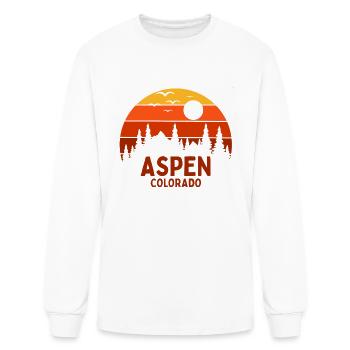 Aspen, Colorado - Men's Long Sleeve T-Shirt - white - Front