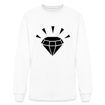 Diamond - Men's Long Sleeve T-Shirt - white - Front