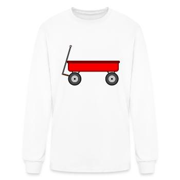 Red Wagon - Men's Long Sleeve T-Shirt - white - Front