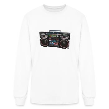 Helix Boombox - Men's Long Sleeve T-Shirt - white - Front