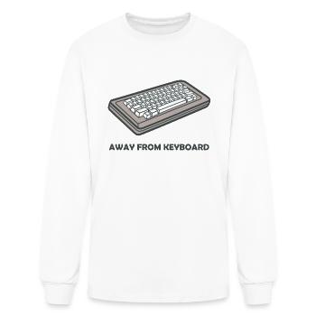 Away From Keyboard Keyboard - Men's Long Sleeve T-Shirt - white - Front