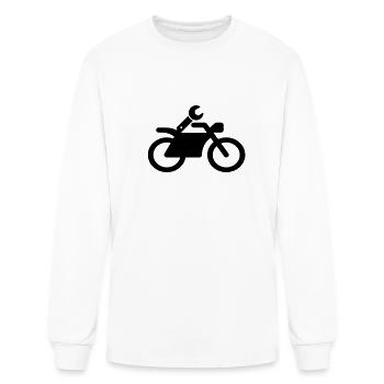 Motorcycle Mechanic Design - Men's Long Sleeve T-Shirt - white - Front