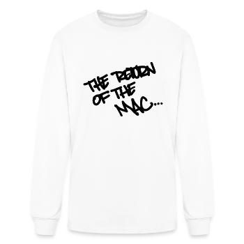 return of the Mac graffiti - Men's Long Sleeve T-Shirt - white - Front