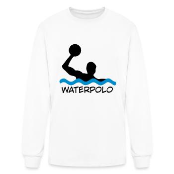water polo - Men's Long Sleeve T-Shirt - white - Front