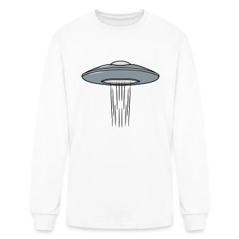 ufo start - Men's Long Sleeve T-Shirt - white - Front