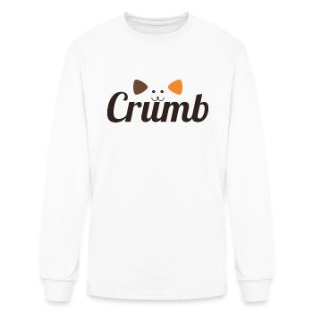 Crumb cuptoast cute cat - Men's Long Sleeve T-Shirt - white - Front