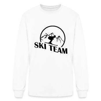 Ski Team - Men's Long Sleeve T-Shirt - white - Front