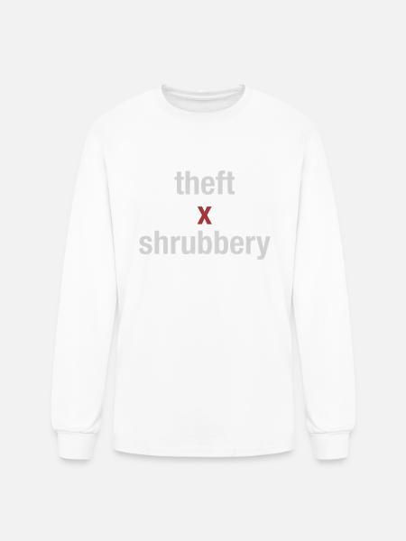 Theft and shrubbery - Men's Long Sleeve T-Shirt - white