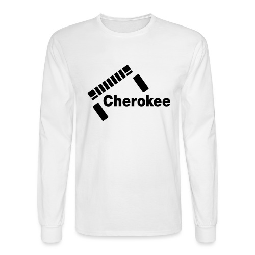 Slanted Cherokee - Men's Long Sleeve T-Shirt