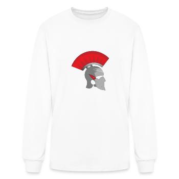 Roman helmet - Men's Long Sleeve T-Shirt - white - Front
