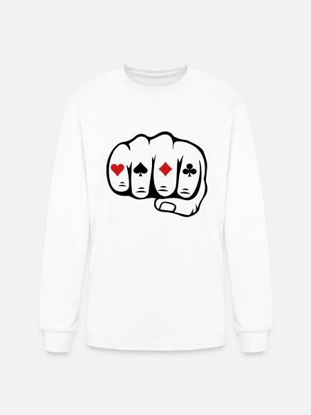 Casino - Men's Long Sleeve T-Shirt - white