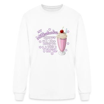 My Milkshake Brings All The Boys To The Yard - Men's Long Sleeve T-Shirt - white - Front