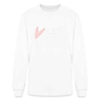 made with love - Men's Long Sleeve T-Shirt - white - Front