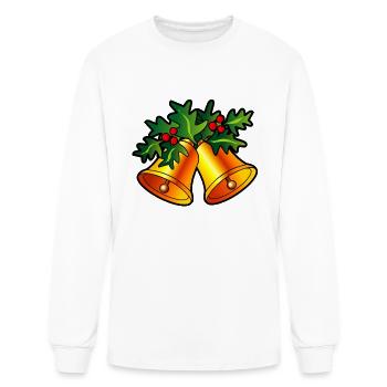 Christmas Bells - Men's Long Sleeve T-Shirt - white - Front
