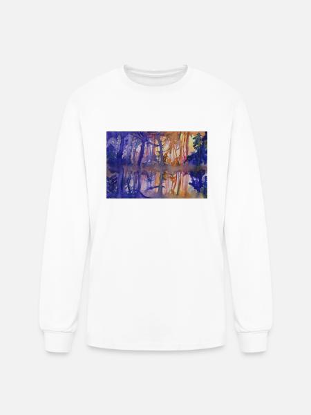 First Sun Rays - Men's Long Sleeve T-Shirt - white