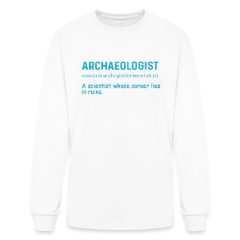 Archaeology Archaeologist - Men's Long Sleeve T-Shirt - white - Front