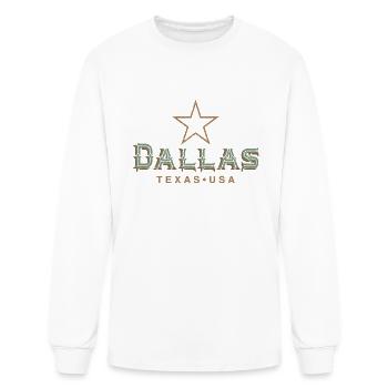 Vintage Dallas Texas - Men's Long Sleeve T-Shirt - white - Front