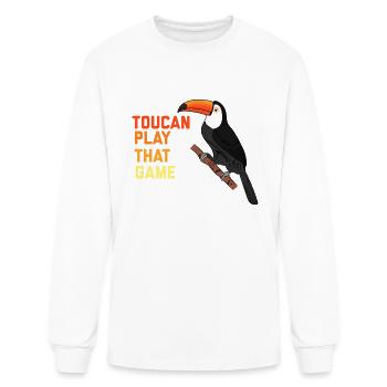 Bird Watcher Toucan Play That Game - Men's Long Sleeve T-Shirt - white - Front